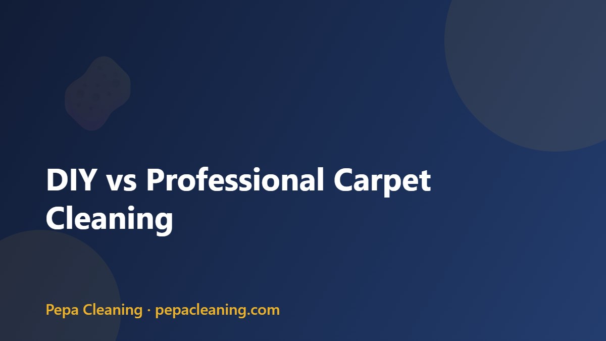 DIY vs Professional Carpet Cleaning: What Actually Works?
