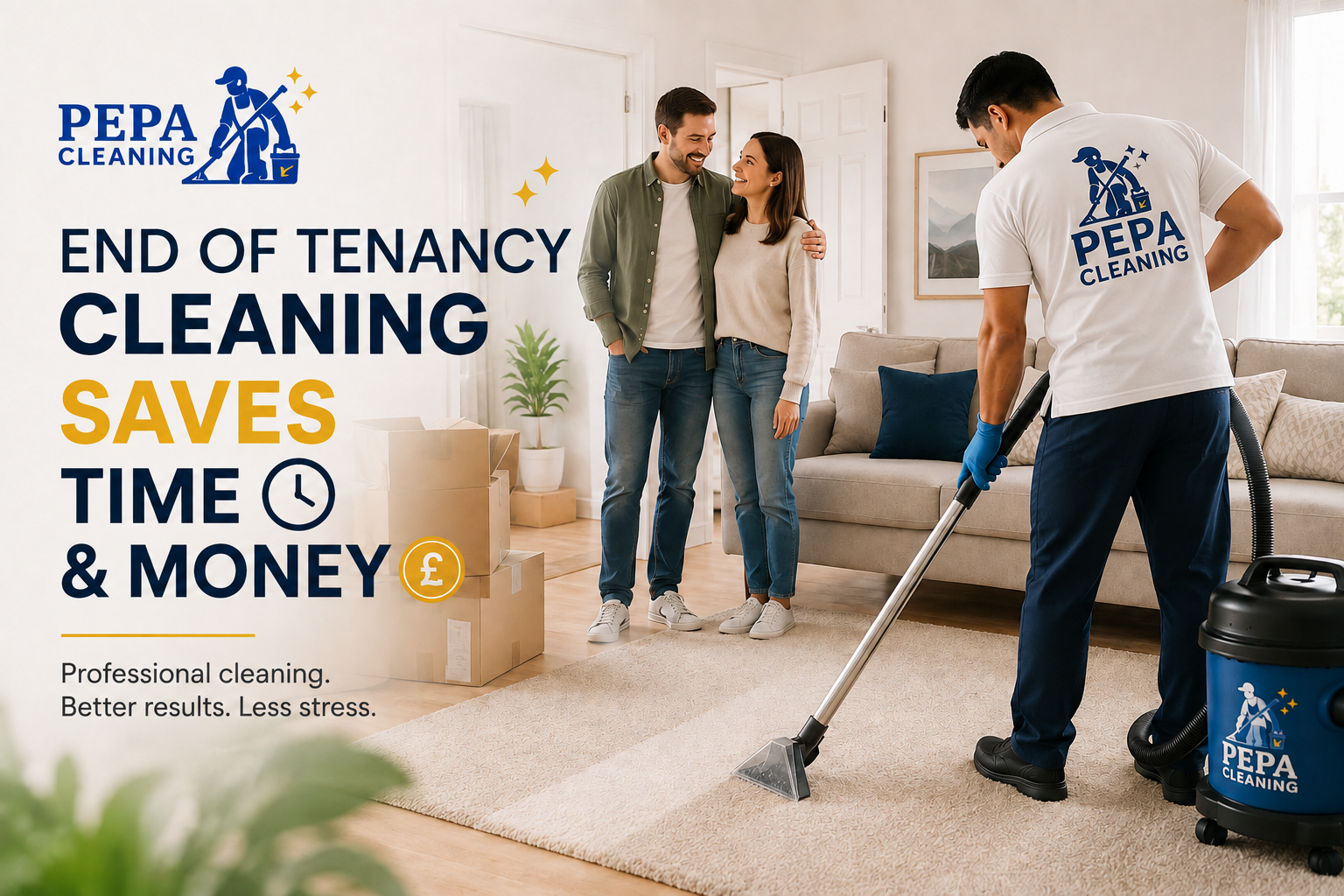 End of Tenancy Cleaning Saves Time and Money