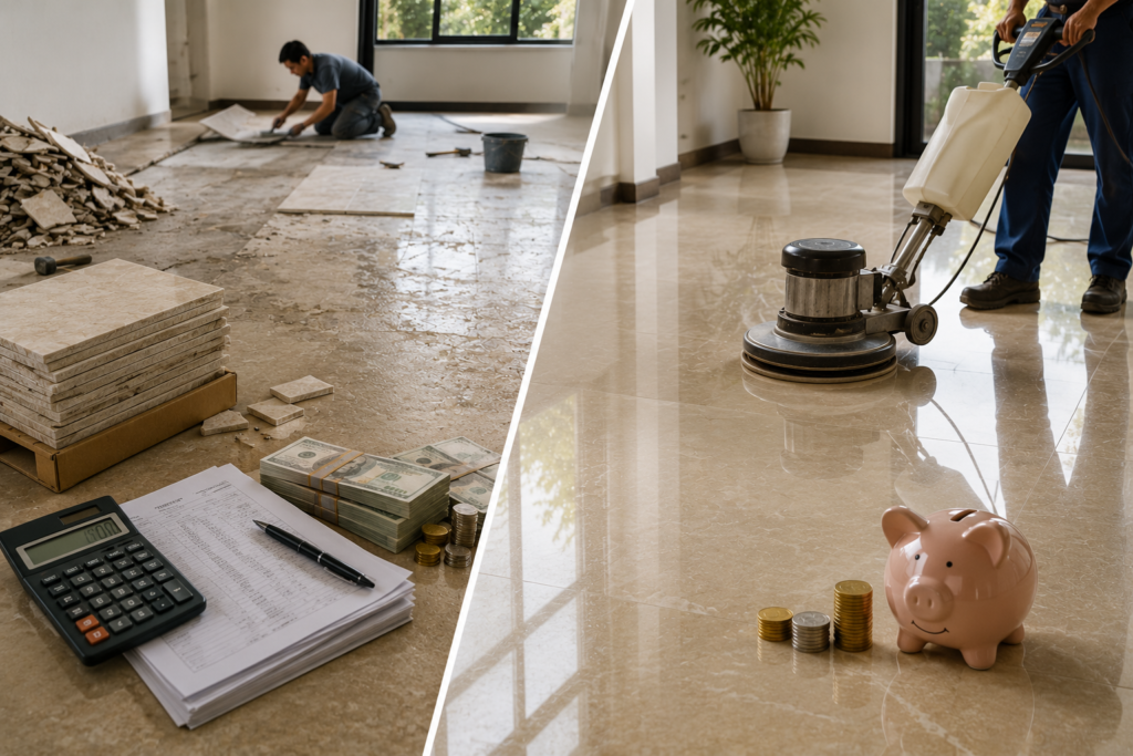 Is Floor Polishing Better Than Replacement?