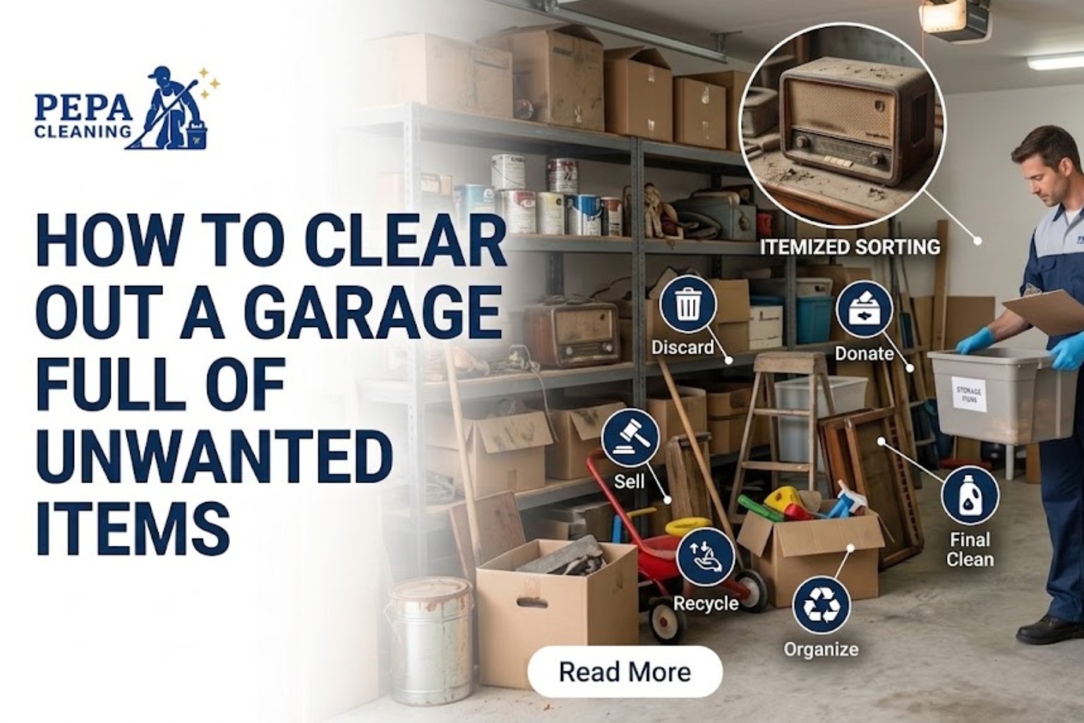 How to Clear Out a Garage Full of Unwanted Items