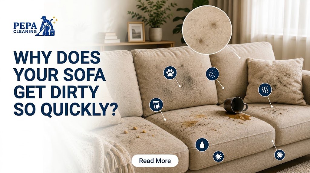 Why Does Your Sofa Get Dirty So Quickly?