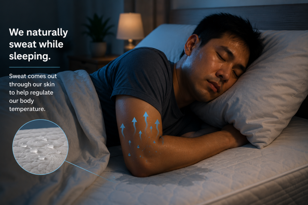 Why Sweat Makes Mattress Cleaning Important