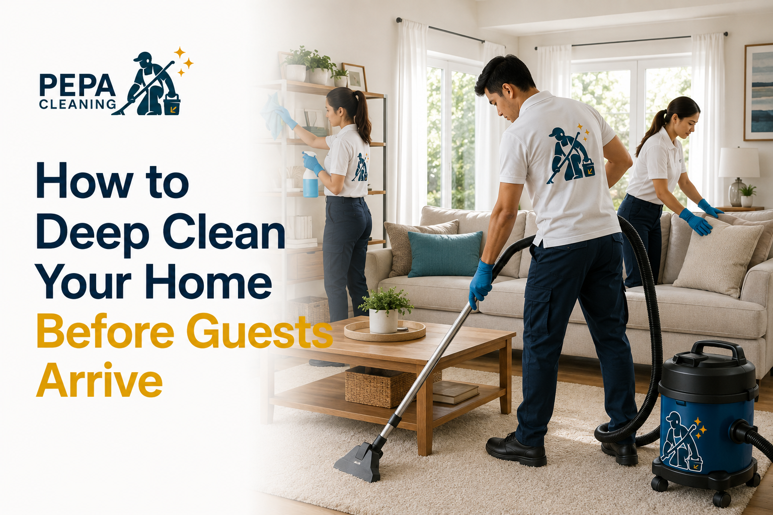 How to Deep Clean Your Home Before Guests Arrive