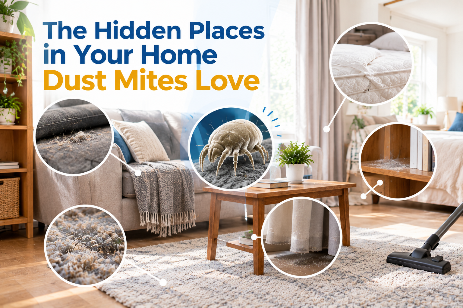 The Hidden Places in Your Home Dust Mites Love