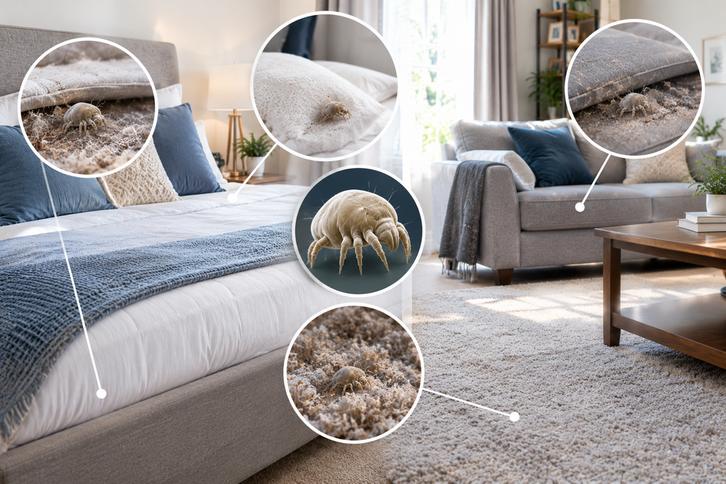 The Hidden Places in Your Home Dust Mites Love