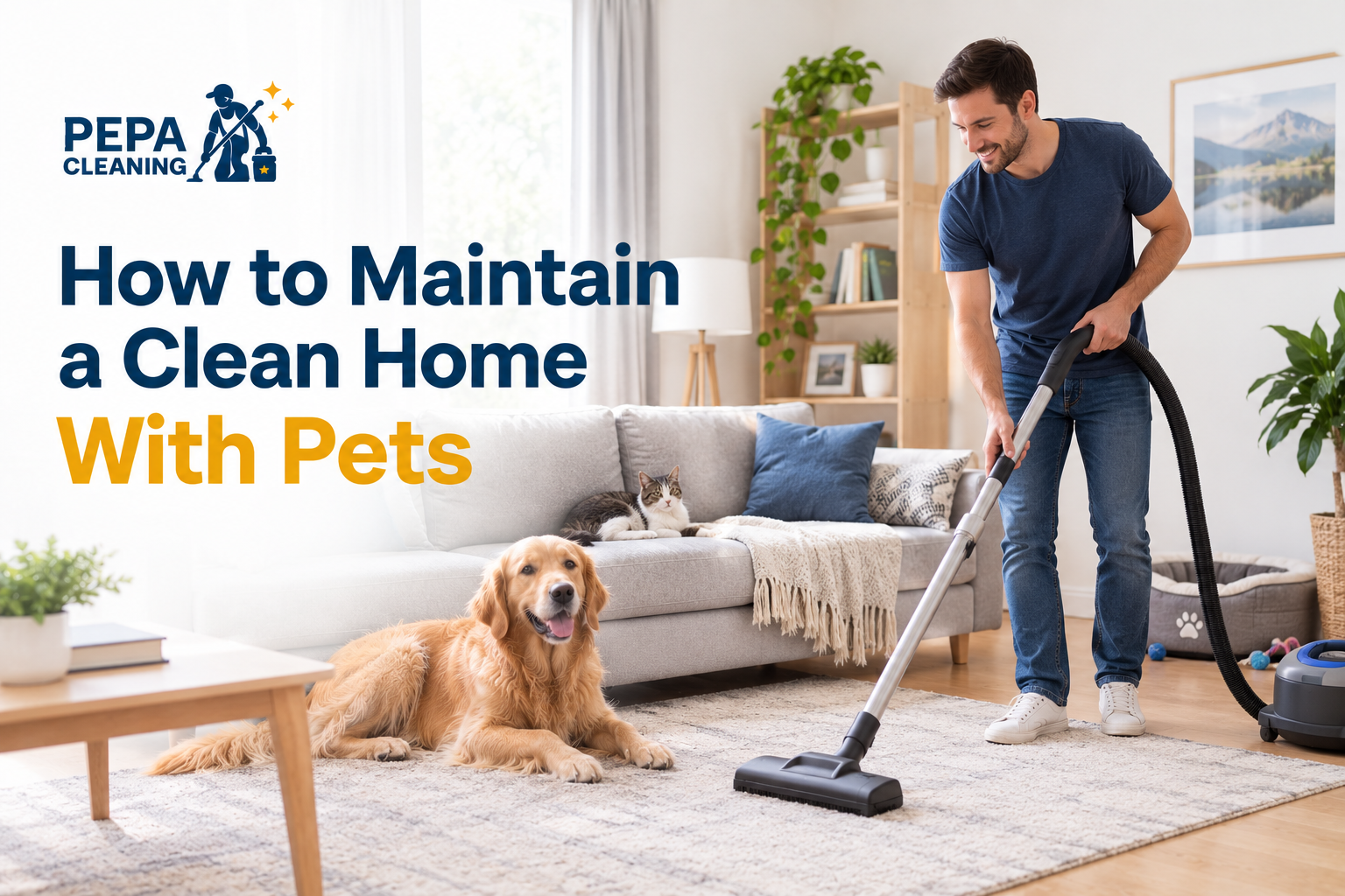 How to Maintain a Clean Home With Pets